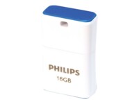 Philips FM16FD85B Pico Edition 2.0 16GB USB 2.0 USB stick Blå Hvid