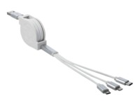 Delock Lightning-kabel 98cm Hvid