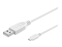 goobay USB-kabel 15cm Hvid