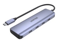 Unitek uHUB Q4 Next H1107K Grå