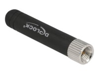 DeLOCK LPWAN Antenna SMA plug 1.6 dBi omnidirectional fixed Antenne 0.8cm Sort