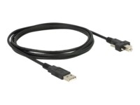 Delock USB-kabel 2m Sort