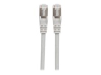 Intellinet Network Patch Cable, Cat6, 7.5m, Grey, Copper, S/FTP, LSOH / LSZH, PVC, RJ45, Gold Plated Contacts, Snagless, Booted, Polybag CAT 6 SFTP, PiMF 7.5m Patchkabel Grå