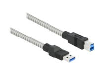 Delock USB-kabel 1m Sølv