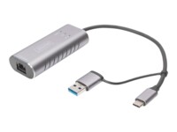 DIGITUS Netværksadapter USB-C / USB-A