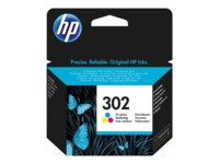 HP 302 Farve (cyan, magenta, gul) 150 sider Blæk