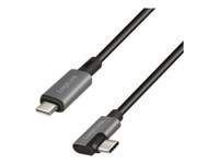 LogiLink USB 2.0 USB Type-C kabel 1m Sort Grå