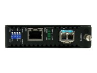 StarTech.com Multimode (MM) LC Fiber Media Converter for 1Gbe Network - 550m Range - - 850nm - SFP Transceiver (ET91000LC2) Fibermedieomformer Gigabit Ethernet