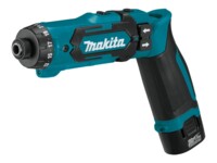 Makita DF012DSE Bore-/skruemaskine 7.2V 2 batterier inkluderet