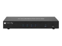 TECHly 4 Port DisplayPort 1.2 KVM Switch with Hub and audio KVM / audio / USB switch