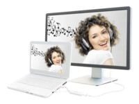 j5create JDA214 Videoadapterkabel 17.6cm Hvid