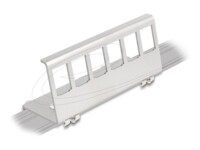 DeLOCK Keystone DIN skinne monteringsadapter Sølv