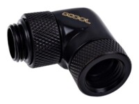 Alphacool Eiszapfen Connector Series Flydende kølesystem vinklet fitting-adapter 1-pack Sort