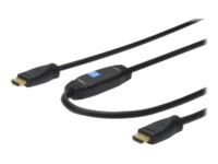 ASSMANN HDMI High Speed with Ethernet HDMI-kabel med Ethernet 20m Sort