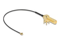 DeLOCK Koaksial 15cm Antennekabel Sort