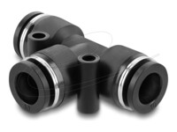 Delock Pneumatic connector 10 mm with two mounting holes T-shape