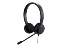 Jabra Evolve 20 UC stereo Kablet Høretelefoner Sort