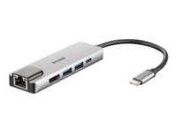 D-Link DUB-M520 USB-C / Thunderbolt 3 Dockingstation