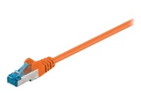 goobay CAT 6a SFTP, PiMF 25cm Netværkskabel Orange