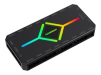 GameMax V4.0 ARGB HUB PWM BK Systemblæserhub 1-pack Sort