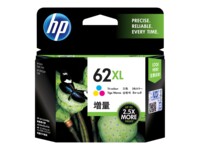 HP 62XL Farve (cyan, magenta, gul) 415 sider