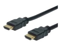 ASSMANN HDMI High Speed with Ethernet HDMI-kabel med Ethernet 3m Sort