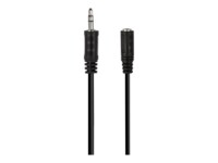 LogiLink Forlængerkabel til audio 3m Sort