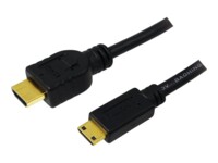 LogiLink High Speed with Ethernet HDMI-kabel med Ethernet 1.5m Sort