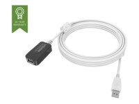 Vision Techconnect USB forlængerkabel 5m Hvid