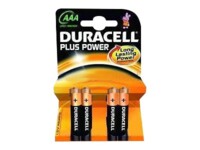 Duracell Plus Power AAA type Standardbatterier 4