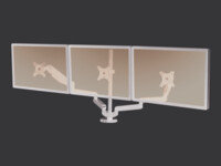 Fellowes Platinum Series Triple Arm Monteringssæt 3 skærme Op til 27'