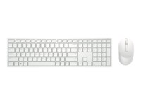 Dell Pro KM5221W Sæt med mus og tastatur Pressestempel Trådløs Pan Nordic