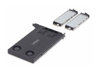 StarTech.com Dual-Bay M.2 NVMe SSD Removable Mobile Rack for PCIe x8 Slot Interfaceadapter