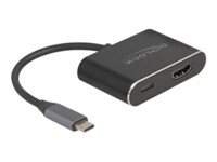Delock Videoadapter 15cm Sort