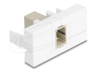 Delock Easy 45 Module SC Simplex female to SC Simplex female beige / white