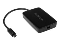 StarTech.com Thunderbolt 3 to Thunderbolt 2 Adapter, TB3 Laptop to TB2 Displays & Devices, Thunderbolt 2 20Gbps or Thunderbolt 1 10Gbps, TB3 to TB2 Converter, TB3 Certified, Windows & Mac - 8in Attached Cable (TBT3TBTADAP) Videoadapter 28cm Sort