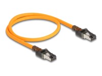 DeLOCK CAT 6a S/FTP 50cm Patchkabel Orange