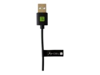 TECHly USB Type-C kabel 10cm Sort