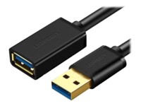 Ugreen US129 USB forlængerkabel 3m Sort