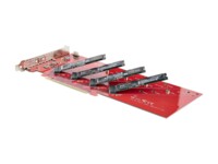 StarTech.com Quad M.2 PCIe Adapter Card, x16 Quad NVMe or AHCI M.2 SSD to PCI Express 4.0, Up to 7.8GBps/Drive, For 2242/2260/2280/22110mm PCIe M-Key M2 SSDs, Bifurcation Required - PC/Linux Compatible (QUAD-M2-PCIE-CARD-B) Interfaceadapter