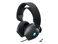 Alienware Tri-Mode Wireless Gaming Headset AW725H Trådløs Kablet Høretelefoner Sort