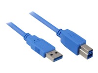 Sharkoon USB-kabel 5m Sort
