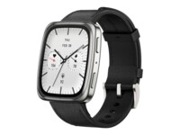 Amazfit Active 2 (Square) Sort Sølv SmartWatch