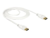 Delock DisplayPort kabel 1.5m Hvid