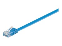 Goobay RJ45 CAT6 UTP 3M Uskærmet flad blå