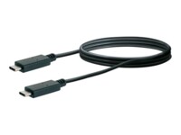 Schwaiger Power4You Professional USB 2.0 / USB 3.0 / USB 3.1 USB Type-C kabel 1m Sort