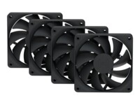 HYTE FA12 Fan 4-pack Sort 120 mm