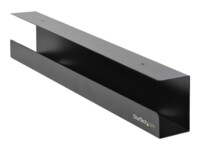 StarTech.com Under Desk Cable Management Tray, Cable Tray Organizer for Office/Standing Desk, Desk or Table Mount Cords/Wire/Power Strip Holder, Computer Cable Manager, 23-1/2'L x 4-1/2'D - Desk Cable Management (UDCMTRAY) Sort