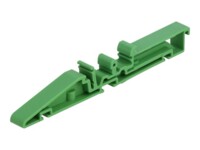 DeLOCK DIN rail clip Grøn