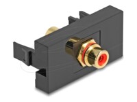 Delock Easy 45 Module RCA female to RCA female gold plated red / black